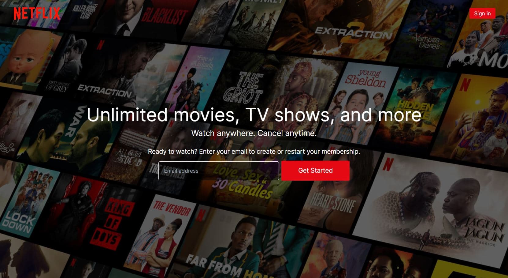 Netflix UI