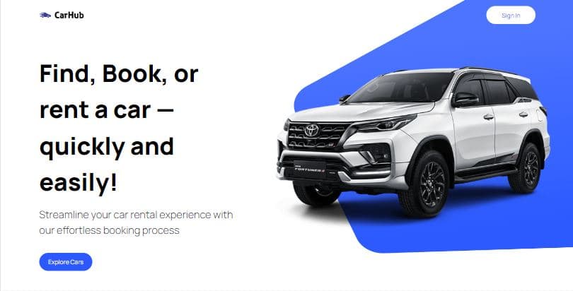 Car Showcase Site